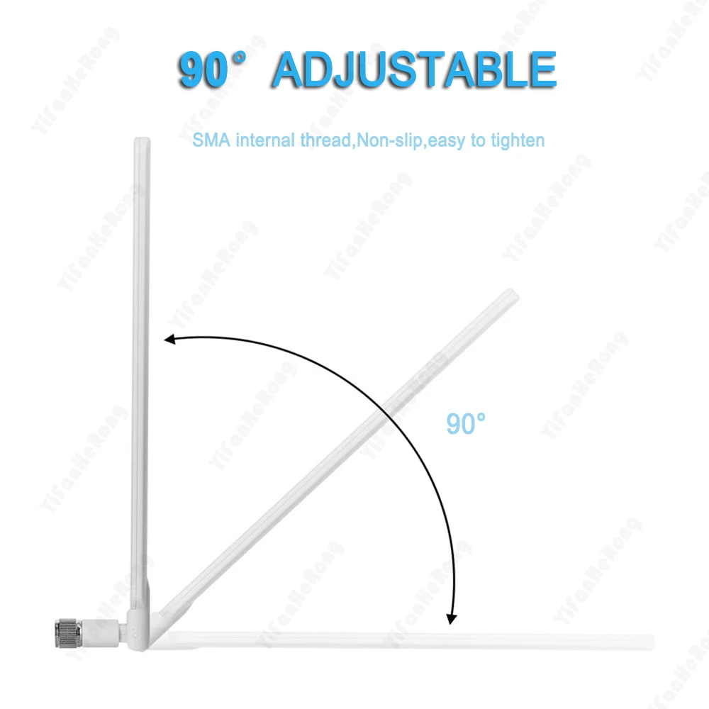 Antenne de Routeur Externe 10dBI SMA Mâle, 4G Permanence WIFI, pour Modem et Routeur HuAbropérer I, Huawei 698-2700MHz