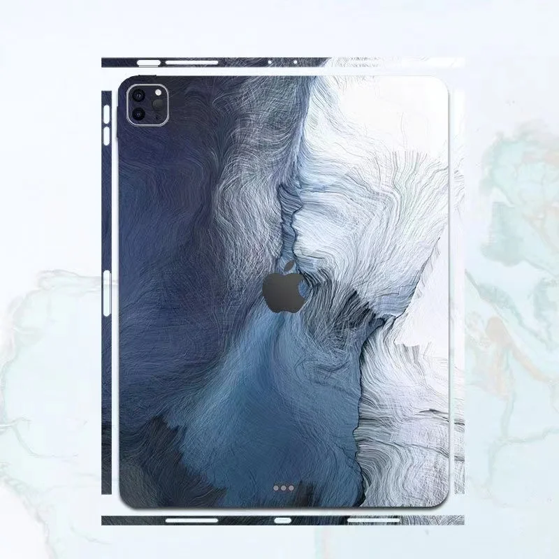 For iPad Pro 2020 12.9 11 Case 3M Back Film Covers Lightning Decal Skin Protector Sticker For iPad mini6