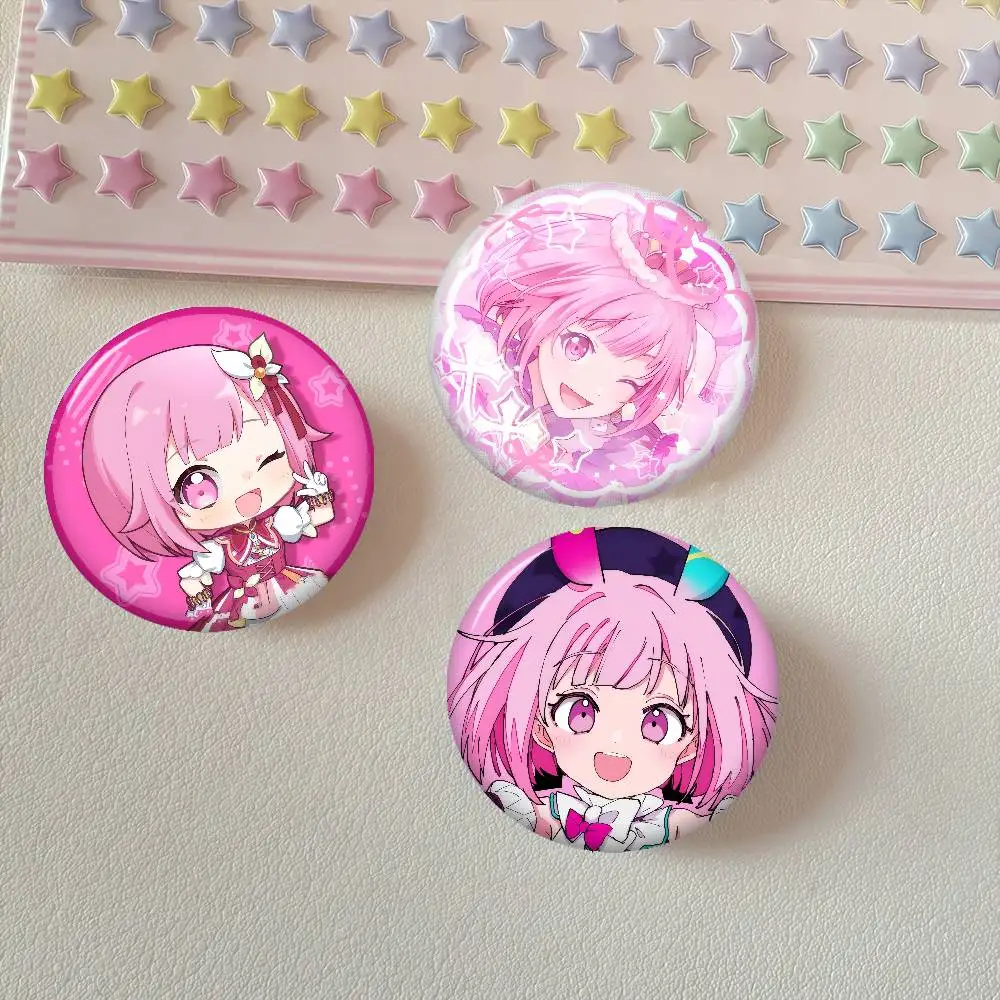 Anime Emu Otori cute  Anime Creative Tinplate Soft Button Pins Animal Icon Brooch Lapel Backpack Badge Accessories Pin