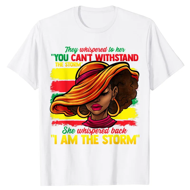 Proud Black African American Ladies Black History Month T-Shirt Aesthetic Clothes Sayings Quote Graphic Tee Short Sleeve Blouses