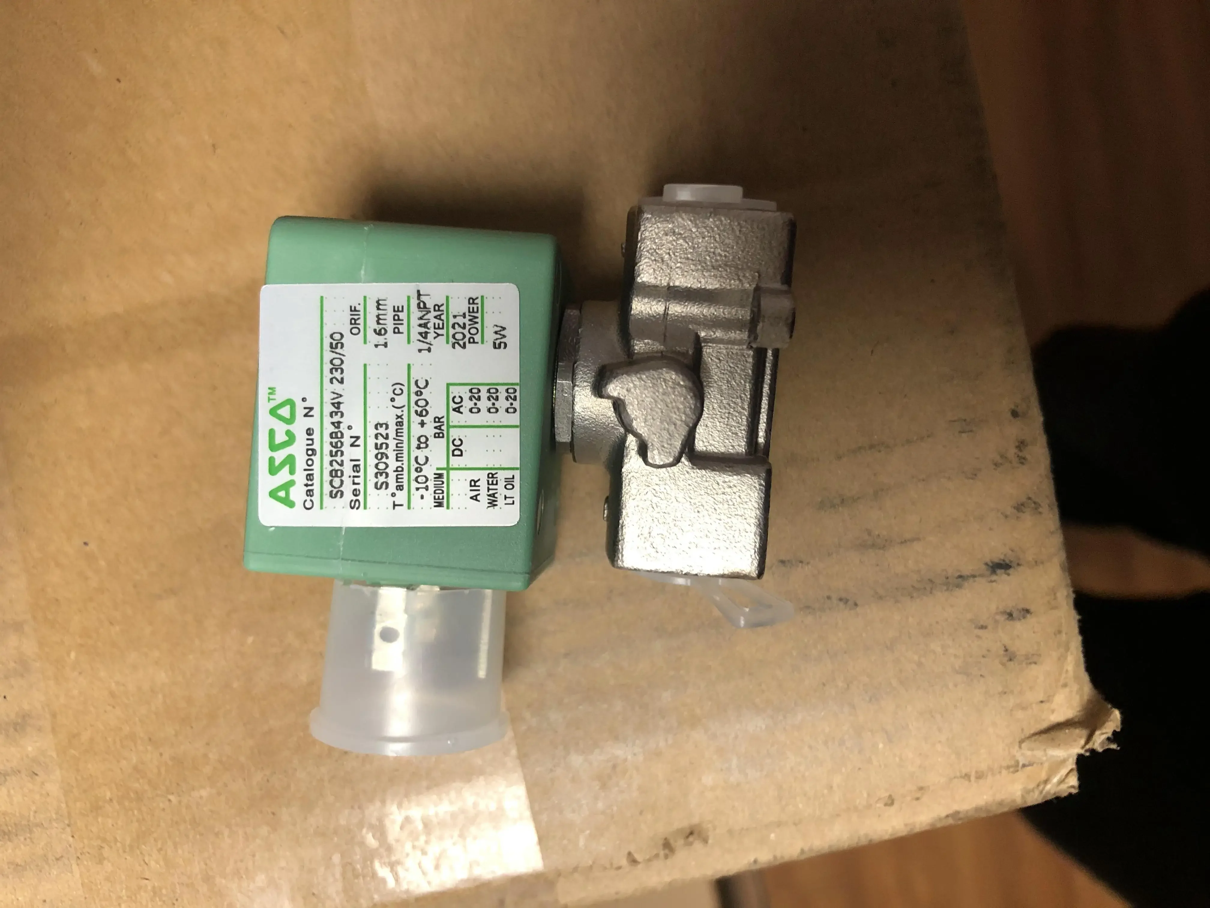 SC8256B434V 230/50  ASCO  Solenoid Valve  SC/8256/B434V