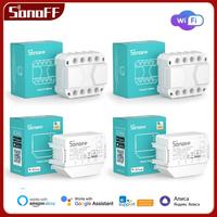 SONOFF MINIR3 S-MATE Mini Smart Switch 16A No Neutral Wire Required Works With Ewelink App Voice Control Alexa Google Home Alice