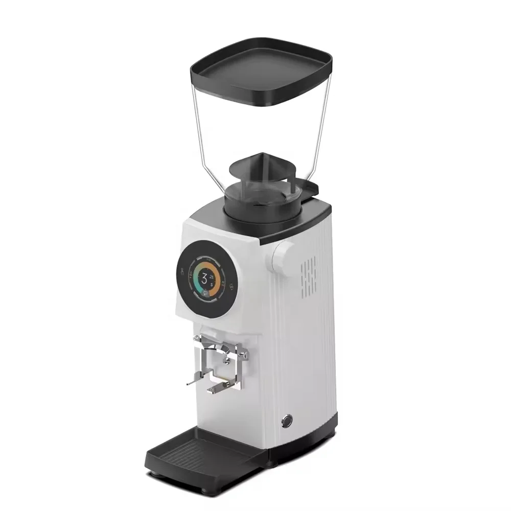 

Professional Barista Coffee Bean Flat Burr Espresso Coffee Grinder OEM Commercial 600W 83mm Burr Coffee Grinder