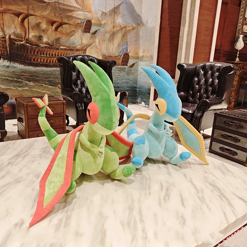 

50 см Flygon Pokemon плюшевые игрушки куклы аниме мультфильм стрекоза большой Pokémon плюшевые кавайные мягкие игрушки подарок для детей на Рождество и день рождения