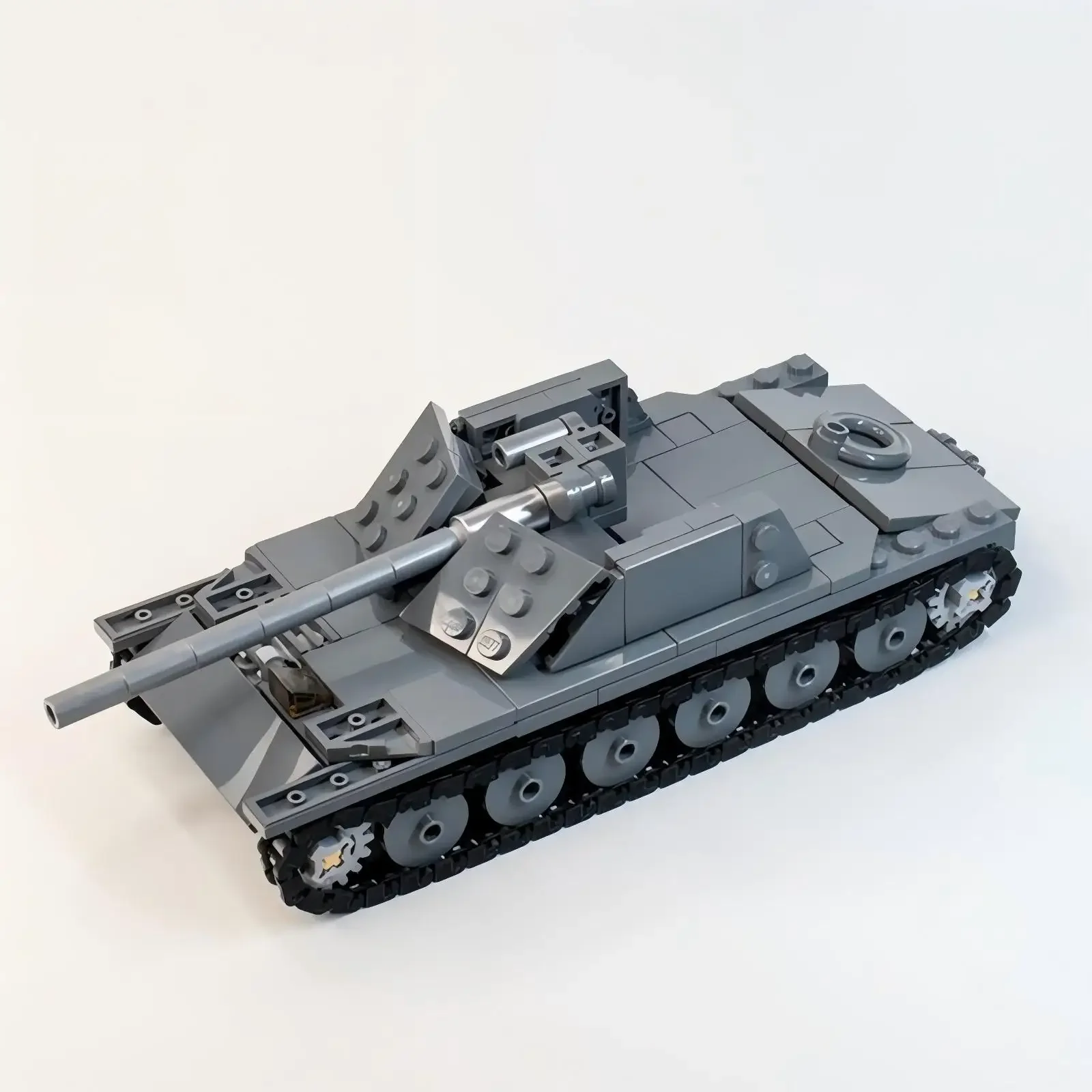 Militärisches Angriffskampffahrzeug Bausteine MOC Selbstfahrende Artillerie Panzermodell Kinder Puzzle Spielzeug Geburtstagsgeschenk für Jungen – Detail 2