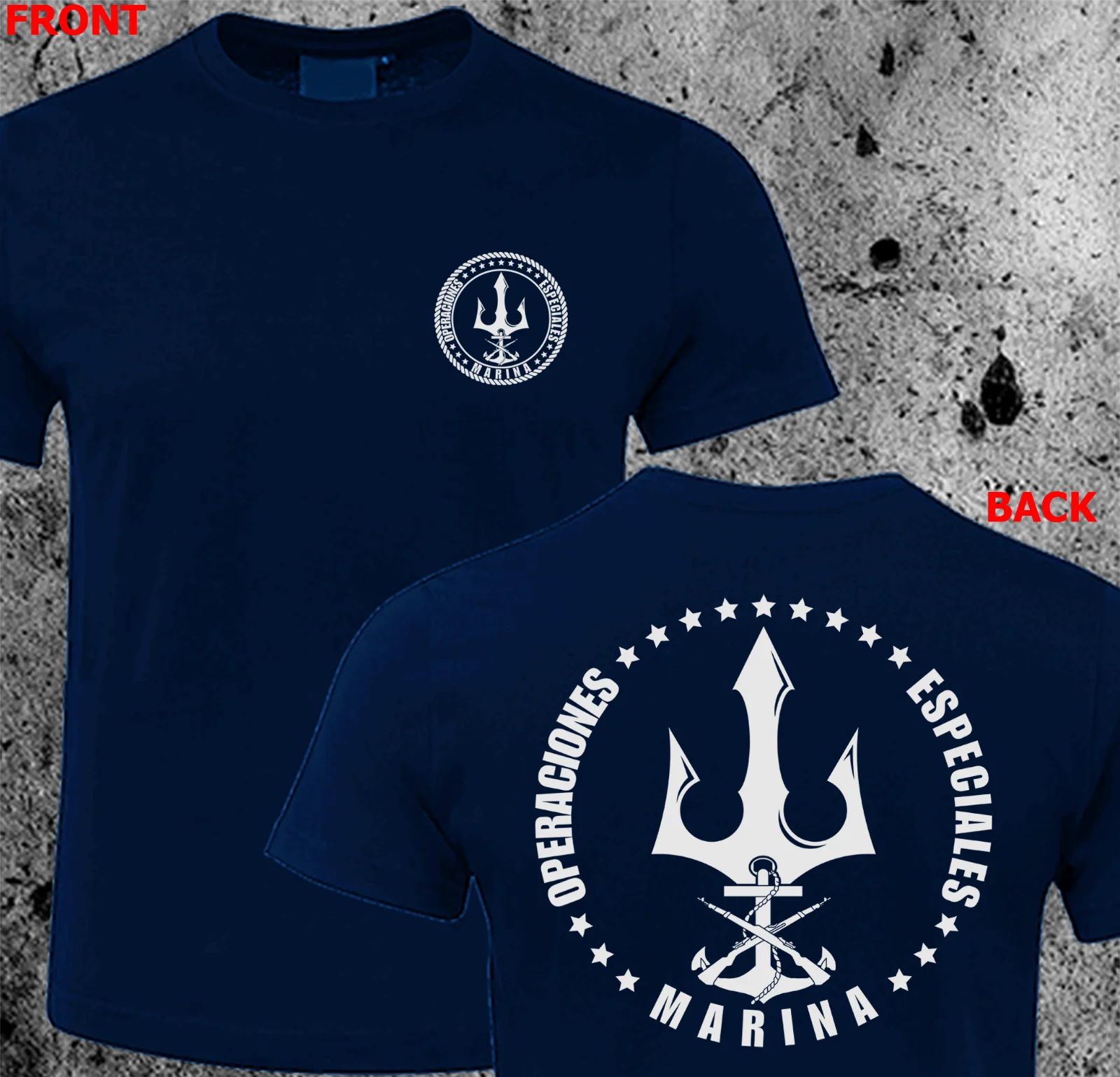 Mexico Navy Marina Special Operations Forces Operaciones Especiales T-shirt