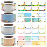 200pcs/roll Cartoon Name Stickers Baby Bottle Labels for Daycare, Name Labels for Daycare, Bottle School Kids Name Tags Stickers