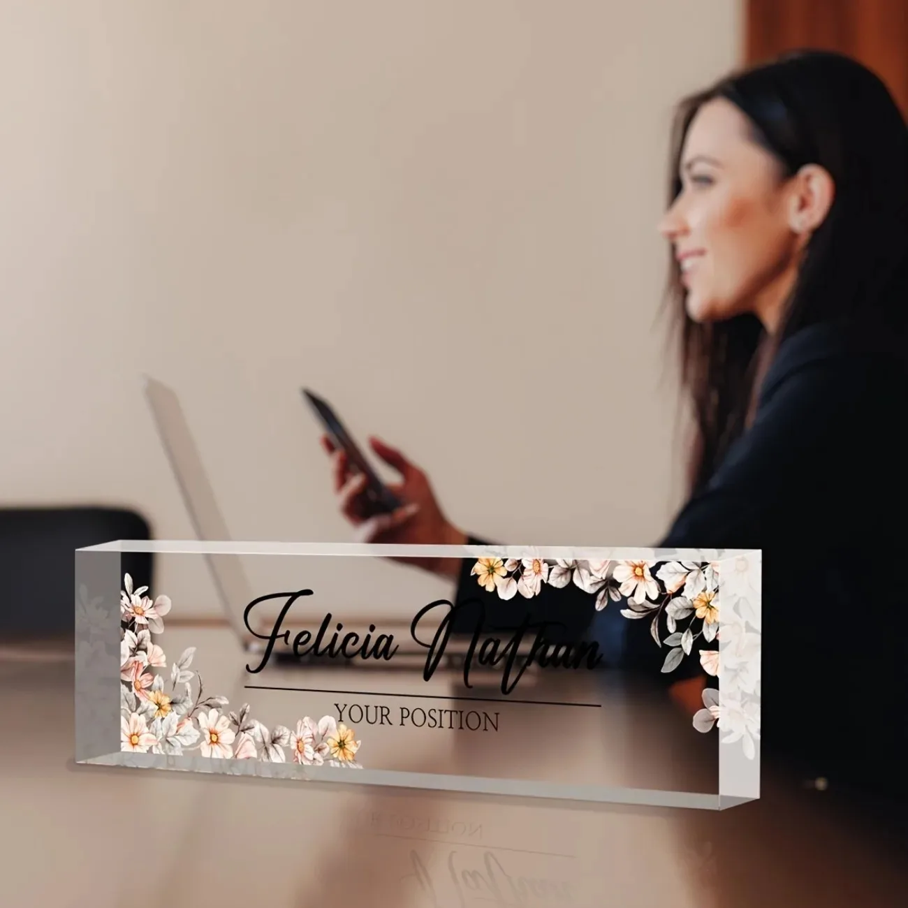 [2D Plat] Plaque de nom de bur - Desk Name Plate avis et prix