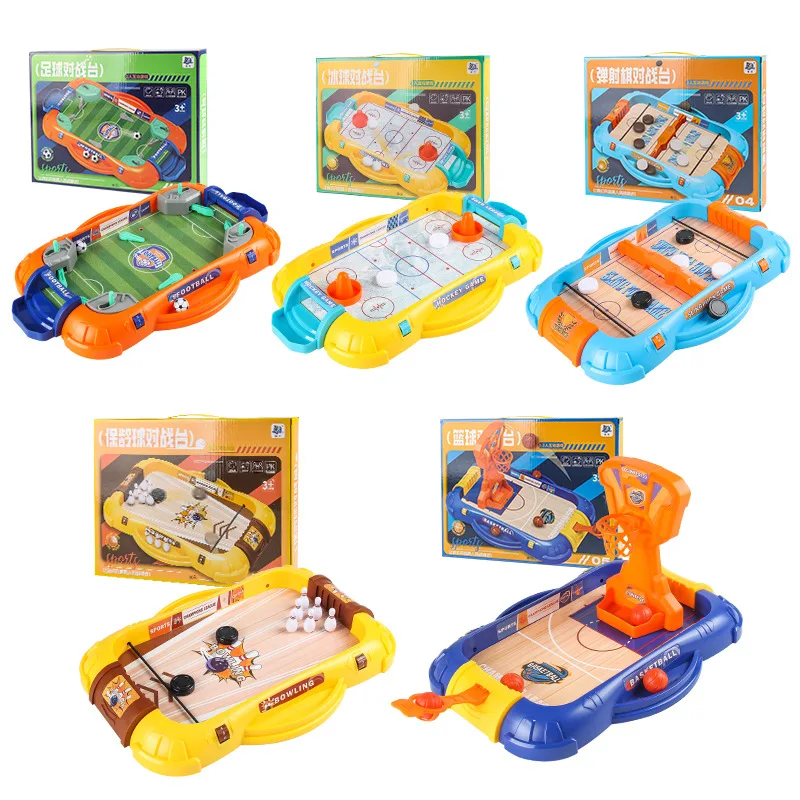 

Football Table Mini Tabletop Interactive Game, Soccer Tabletops Competition Sports Games Desktop Catapult Toys for Family Game