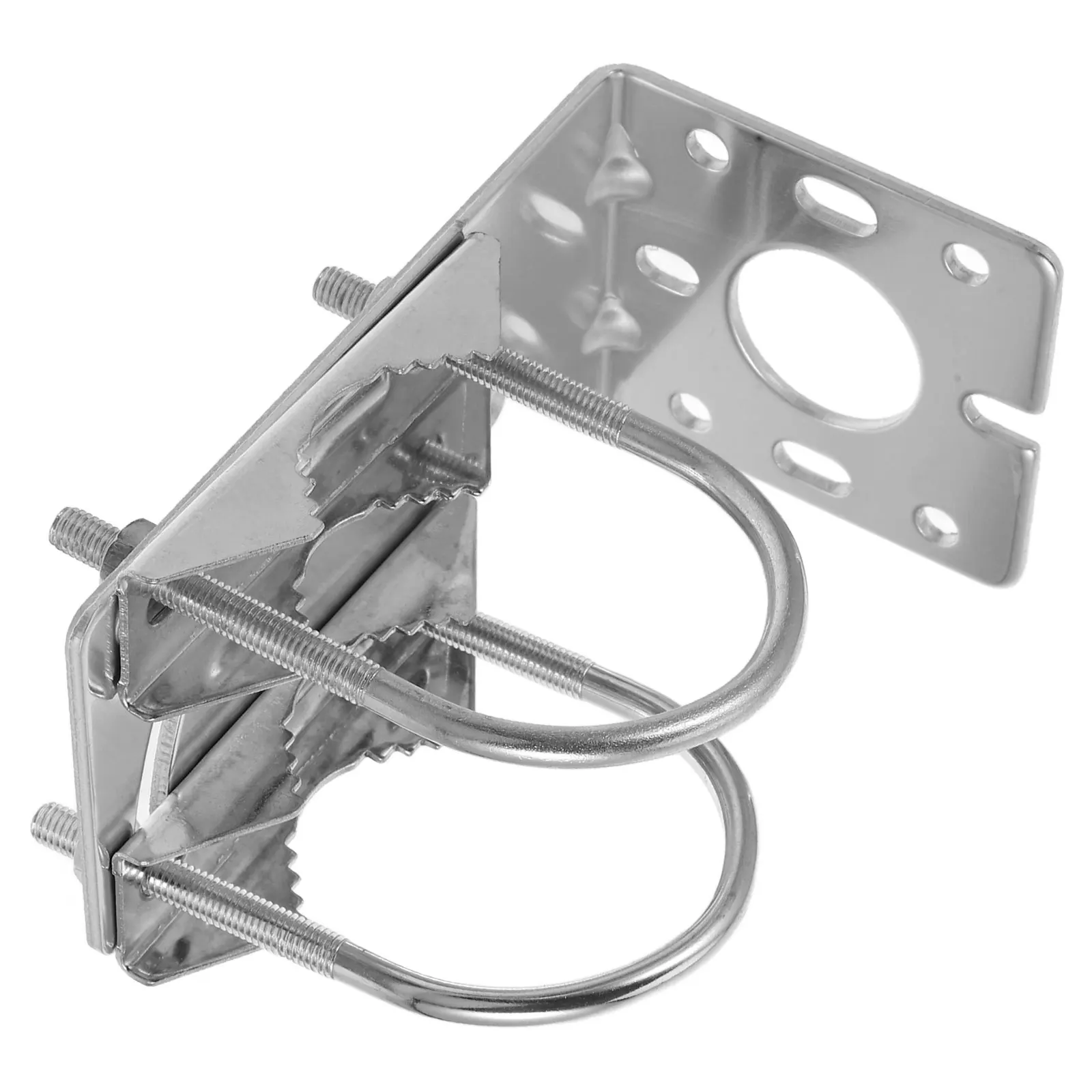 

Aluminum Alloy Antenna Mounting Pole Bracket for Outdoor Desktop Sturdy Adjustable Satellite Receiver Antenna Rack