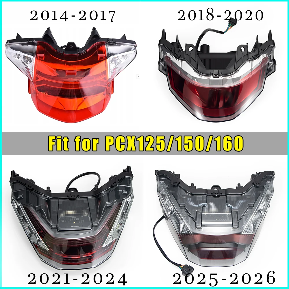Fit for 2014 - 2026 PCX125 PCX150 PCX160 Motorcycle Taillight LED Rear Tail Light Turn Signal PCX 125 150 160 2025 2018 2020 17