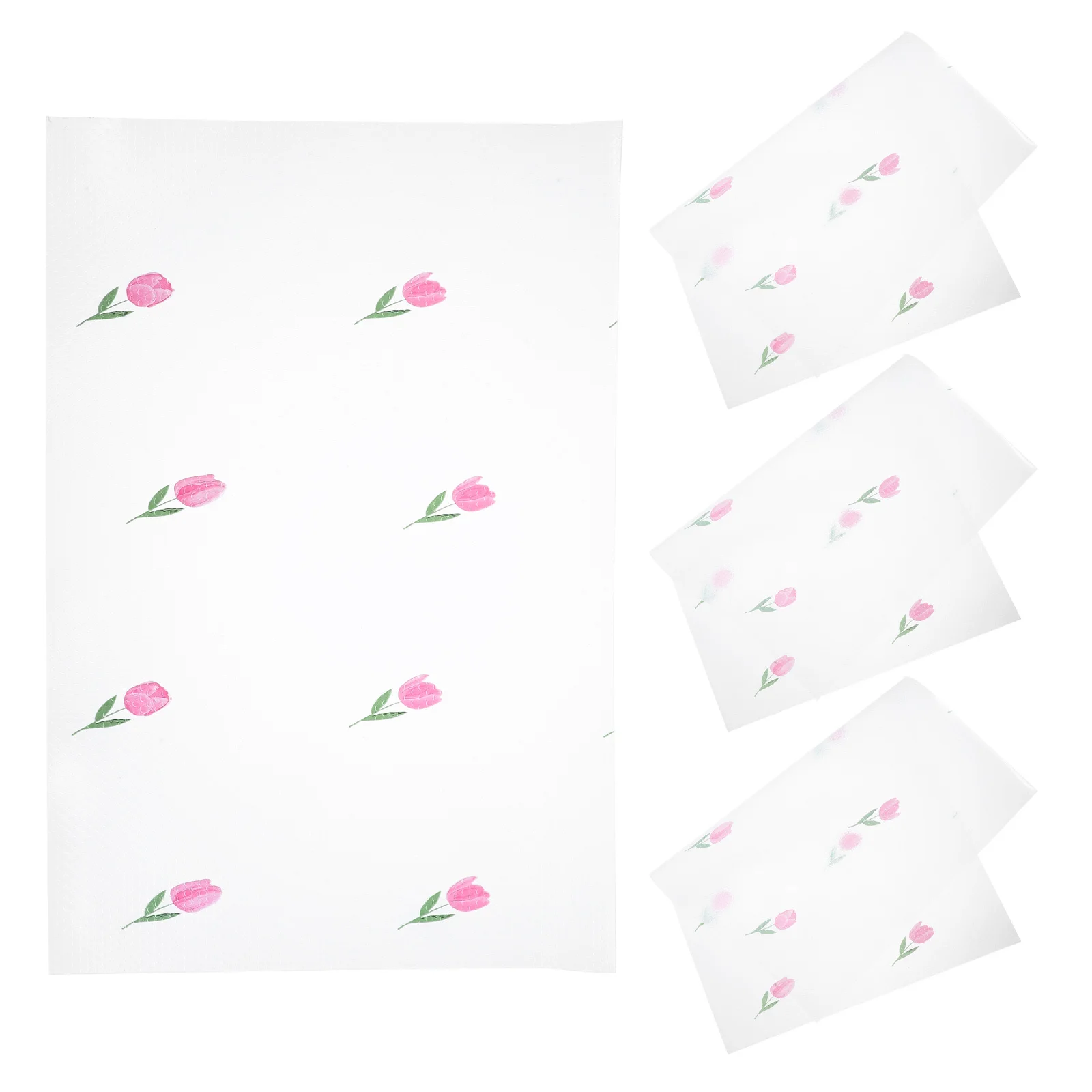 

4Pcs Refrigerator Pads Reusable Non-Adhesive Liners for Fridge Crisper Drawers 45x30cm Dishwasher Protection Mats