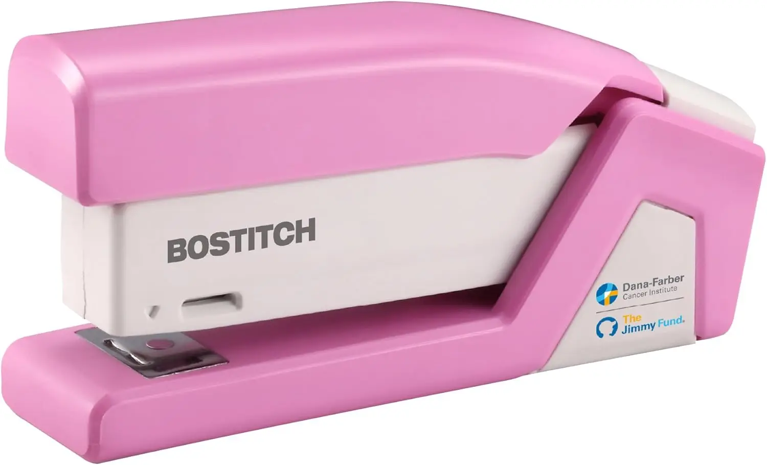 

Spring-Powered Compact Stapler, 3-in-1, Half Strip, 20 Sheet Capacity, BCA Pink