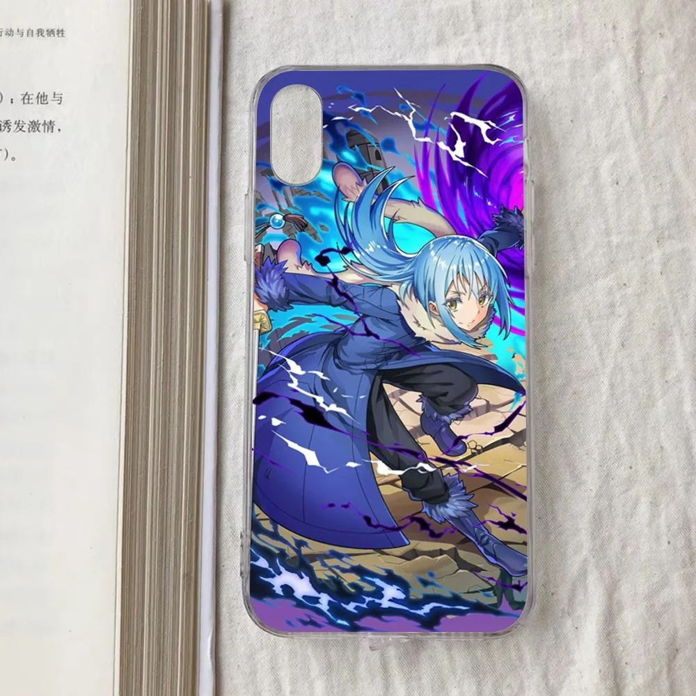 Demon Slime Rimuru Tempest Phone Case For iPhone 14 11 12 13 Mini Pro XS Max Cover 6 7 8 Plus X XR SE 2020 Funda Shell