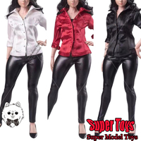 3 Colors CTC-003 1/6 Scale OL Shirt Leather Pants Set Clothes Model Fit 12'' Worldbox AT202 Soldier Action Figure Body Dolls