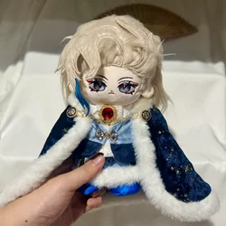 Stuffed 20CM Anime Genshin Impact Neuvillette Cosplay Plush Dress Up Cotton Dolls Body Handsome Cartoon Figures Pillow Toy Gift