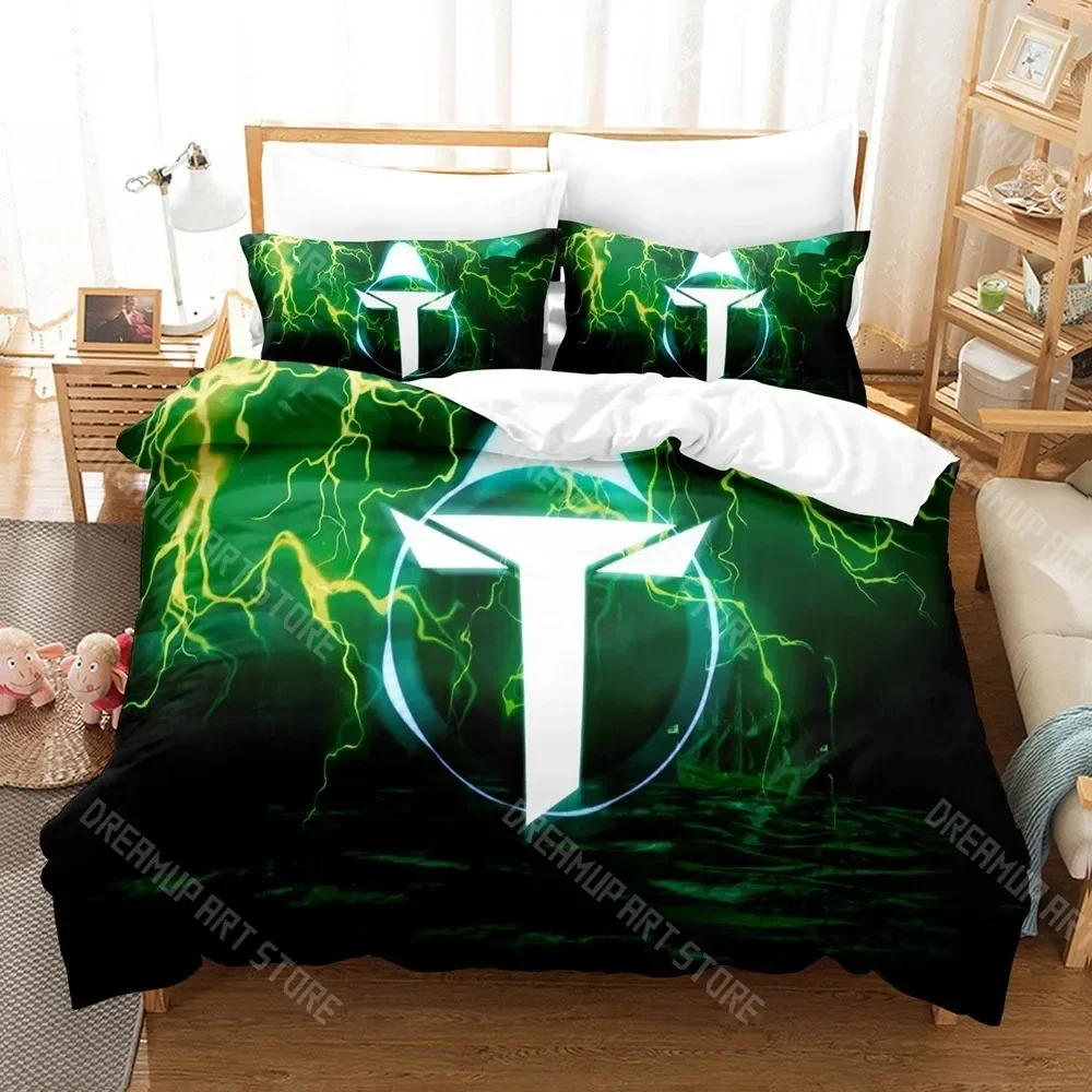 2026 3D Print Hot Teminite Logo Bedding Set Single Twin Full Queen King Size Bed Set Adult Boys Bedroom Duvetcover Sets Teminite