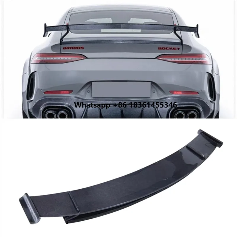 

For GT50 GT53 GT63S 2019-2025 Real Carbon Fiber Tail Wing Wing Rear Trunk Lip Car Accessories Refit Spoiler Ki