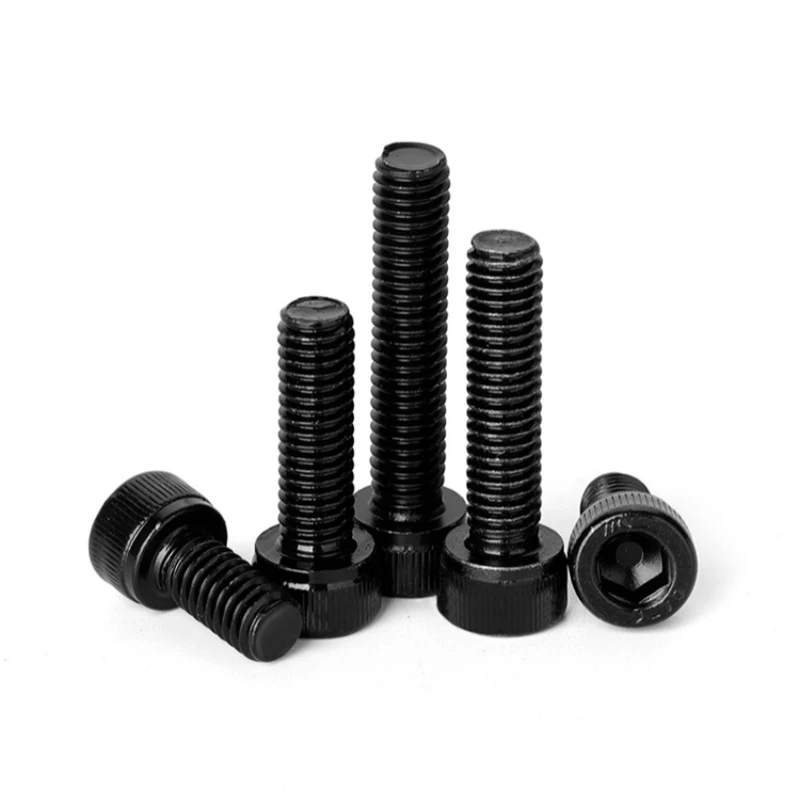 M3 M4 M5 M6 M8 DIN912 Grade 12.9 Steel Socket Head Screws Fully Threaded Allen Hexagon Hex Socket Cap Head Bolt Length 3~100mm