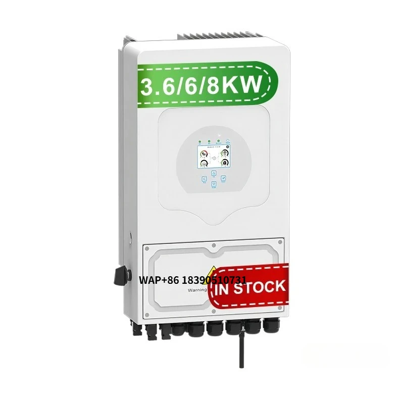 Eu Stock Official  SUN-3.6k-8K-SG05LP1- EU 3.6kw 6kw 7.6kw 8000w Low Voltage With Wifi Dongle Solar Inverter for Home Use