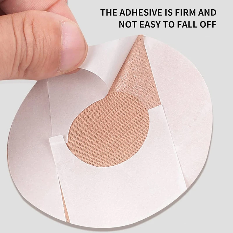 30x Patches Waterproof Adhesive Patch Latex Hypoallergenic Adhesive Waterproof Sensor Overpatch-Tape for Outdoor Climbe