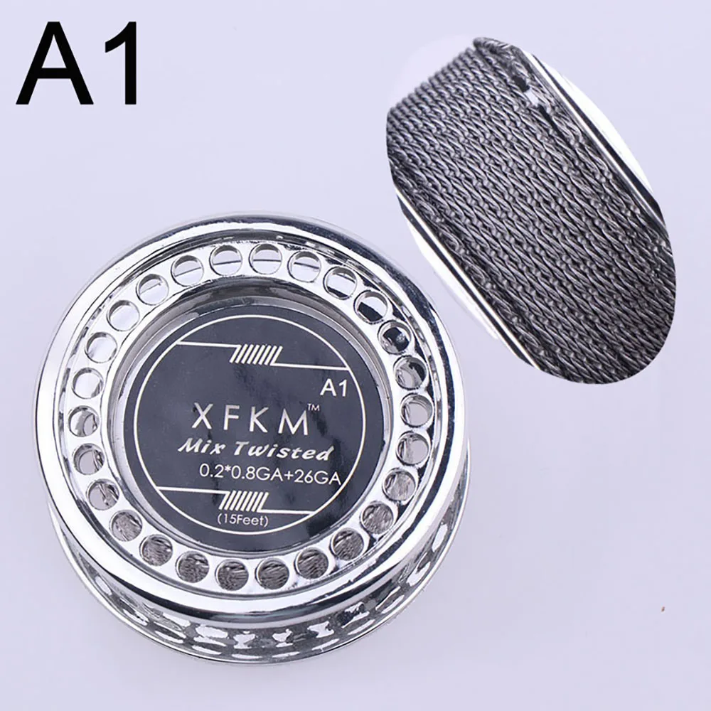 Original XFKM A1 5m/roll Alien fused Clapton for RDA RBA Rebuildable Heating Wires Coil Tool Alien Clapton Heating Wire