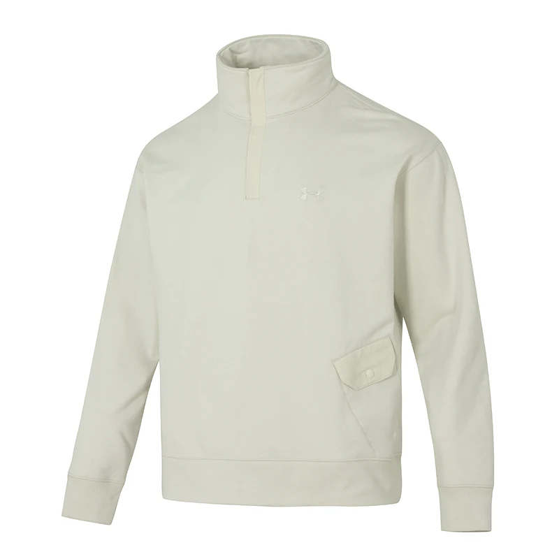 

Under Armour Men's Sweatshirt Sportswear Trendy Fashion Comfortable Breathable Stylish Half-Zip Stand Collar Pullover 1387976-273