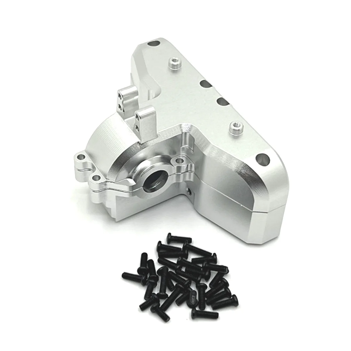 RC Car Upgrade Rear GearBox Housing Gear Box Kit for 1/14 14301 14302 14303 14209 14210 RC Car Upgrade Parts Silver