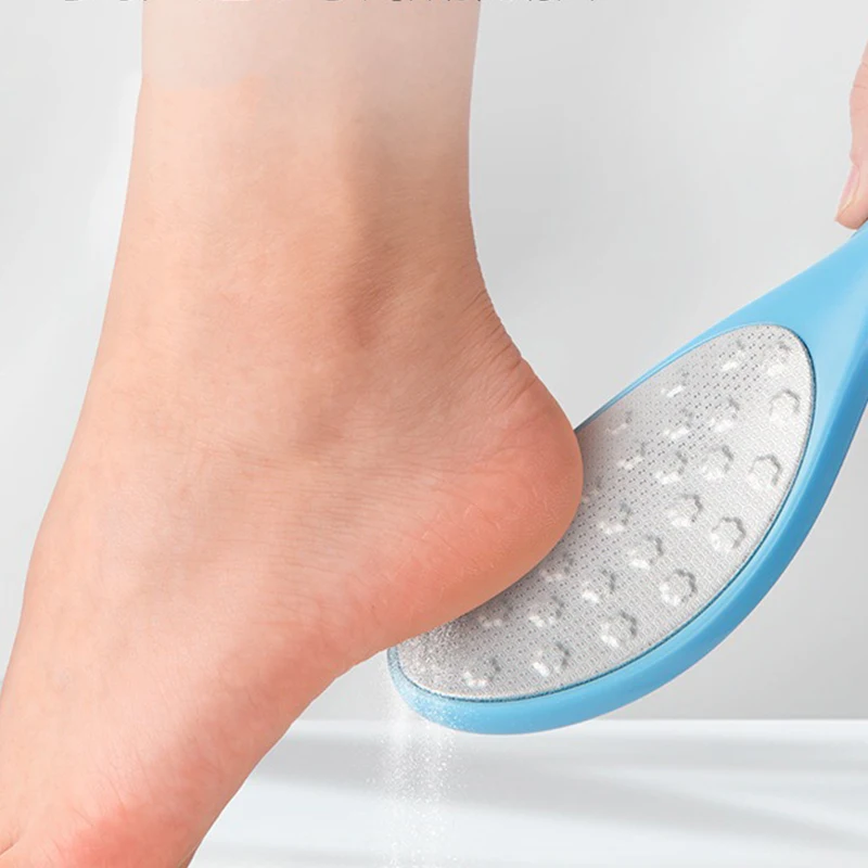 1pcs 304 Stainless Steel Callus Remover Pedicure Foot File Scraper Scrubber Portable Multifunctional Foot File Foot Care Tools