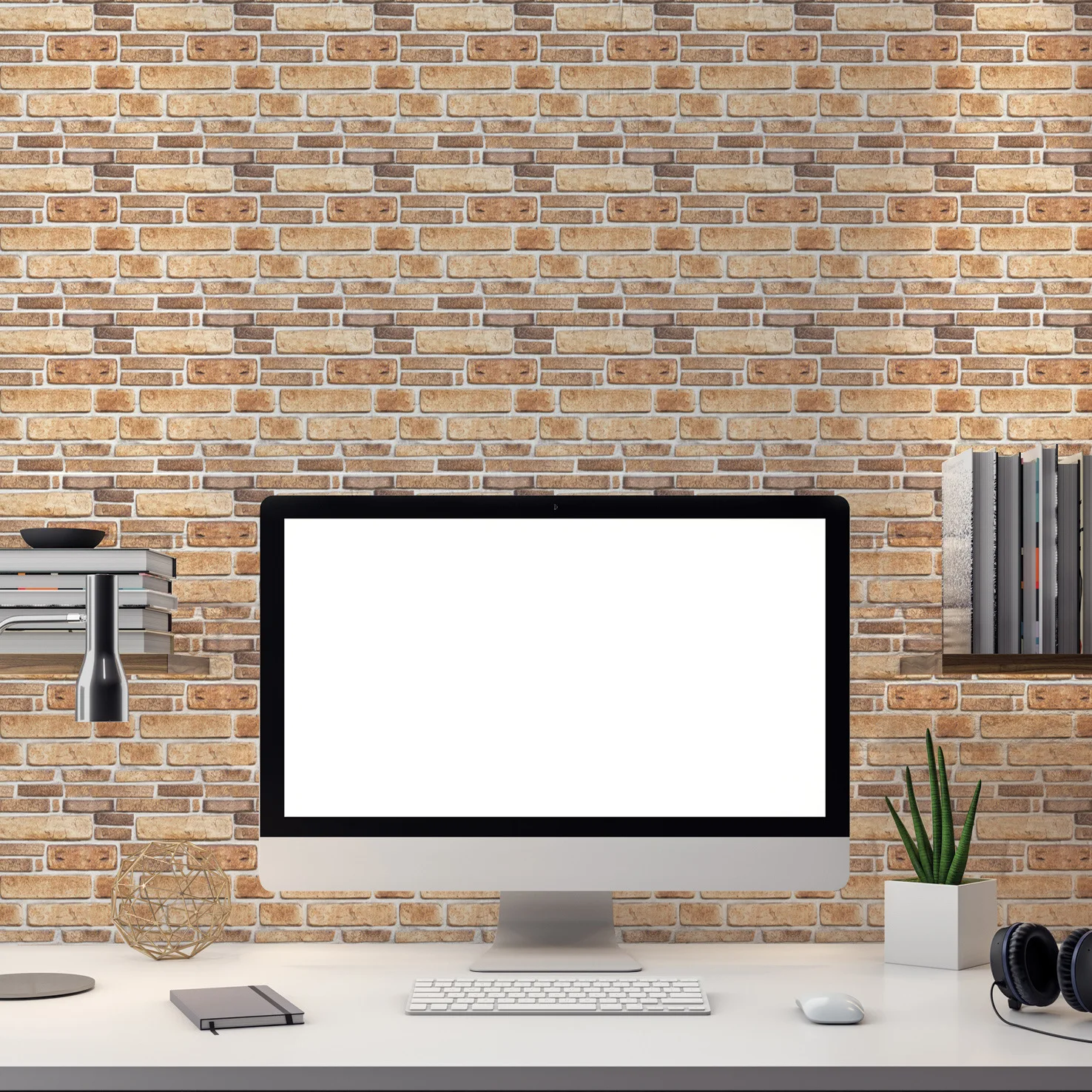 30 سنتيمتر x 30 سنتيمتر x12 بولي كلوريد الفينيل قشر وعصا البلاط ، نمط الطوب خمر للخزانة ، موقد ، مناطق عالية الاتصال ، القابلة للإزالة DIY للمأجرين