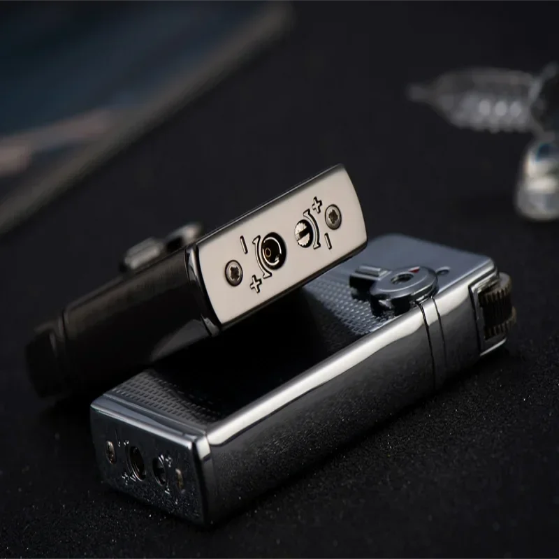 2026 New Jobon Double Flame Deformation Wheel Lighter Metal Cigar Inflatable Windproof Lighter Smoking Men Exquisite Gift