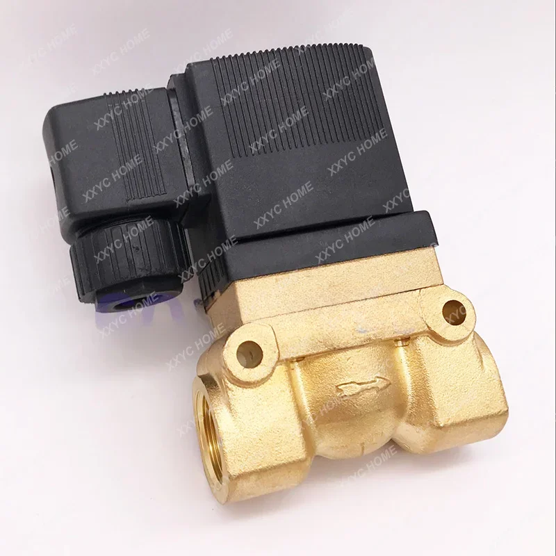 Free shipping 50bar high pressure high temperature solenoid valve 1/4 3/8 1/2 BSP 12V 24V DC AC220V N.C 5404 PTFE brass valve