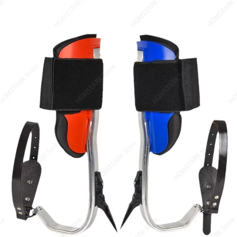 Alloy Tree Climbing Spikes Gaffs Kit Heavy‑Duty With Safety Straps Harness for Arborist Work