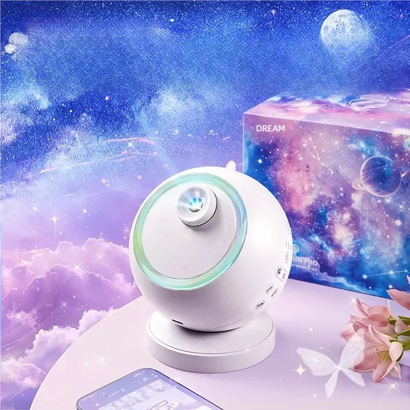 12 In 1 Starry 3D Visual Galaxy Star Projector Night Light USB Bluetooth Speaker Ultra Clear Focus Planetarium Projector Lamp