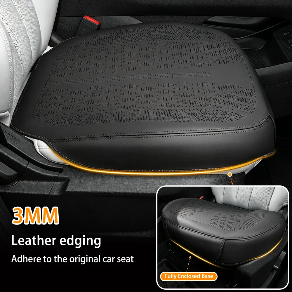 Breathable Car Seat Cushion Fully Enclosed Base Seat Cover for Renault Catpur Megane Trafic Zoe Scenic Arkana Seat Protector Pad