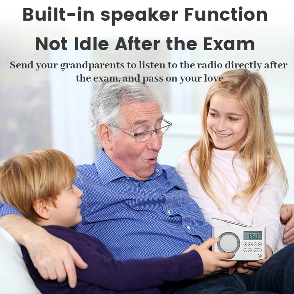 أفضل العروض مع شاشة LED 3.5 مم مقبس سماعة الرأس يدعم البحث التلقائي/محطة التخزين راديو FM 50-108 ميجا هرتز