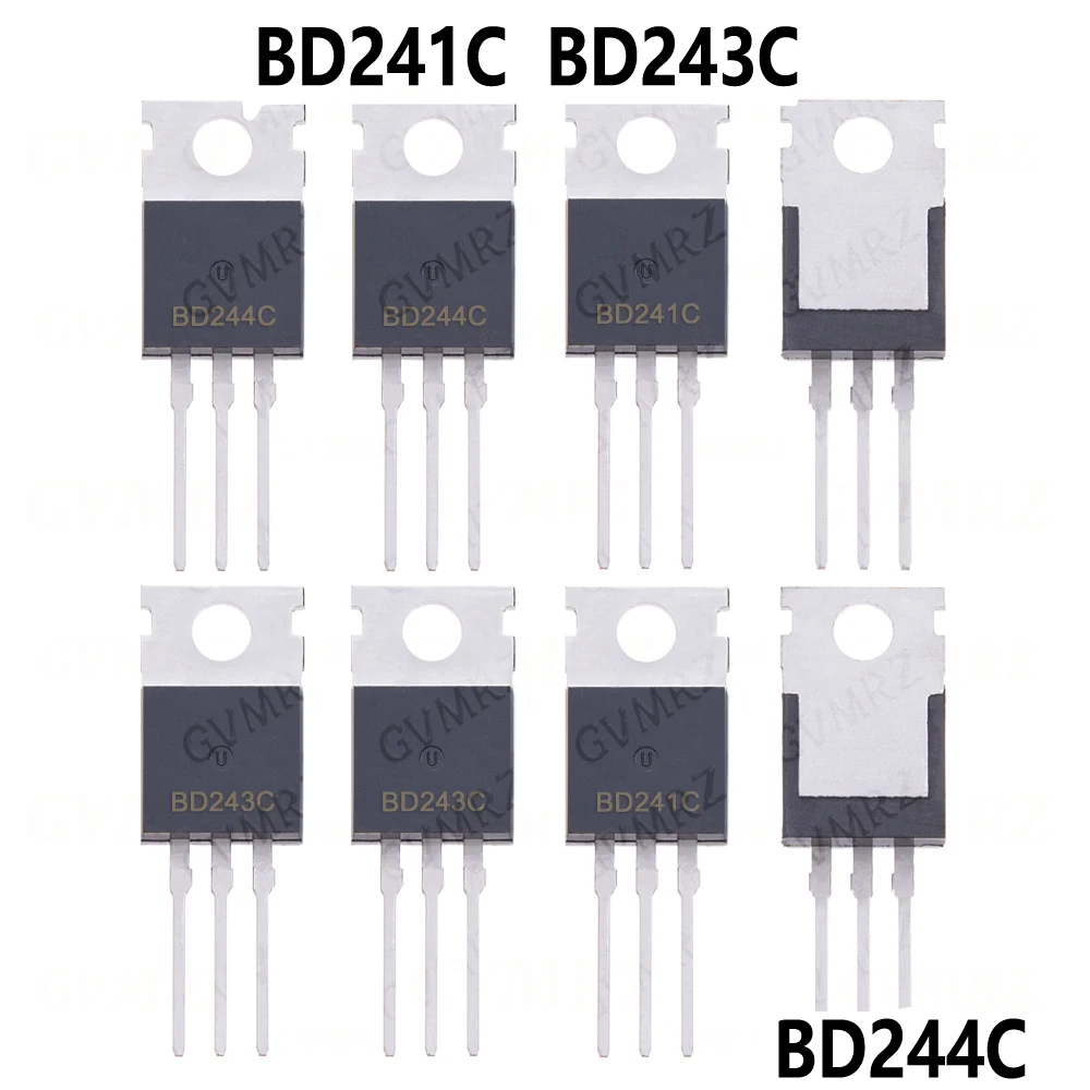 10PCS/LOT BD241C BD244C BD243C BD241 BD244 BD243 TO-220 TO220 Transistor BD241C BD244C BD243C