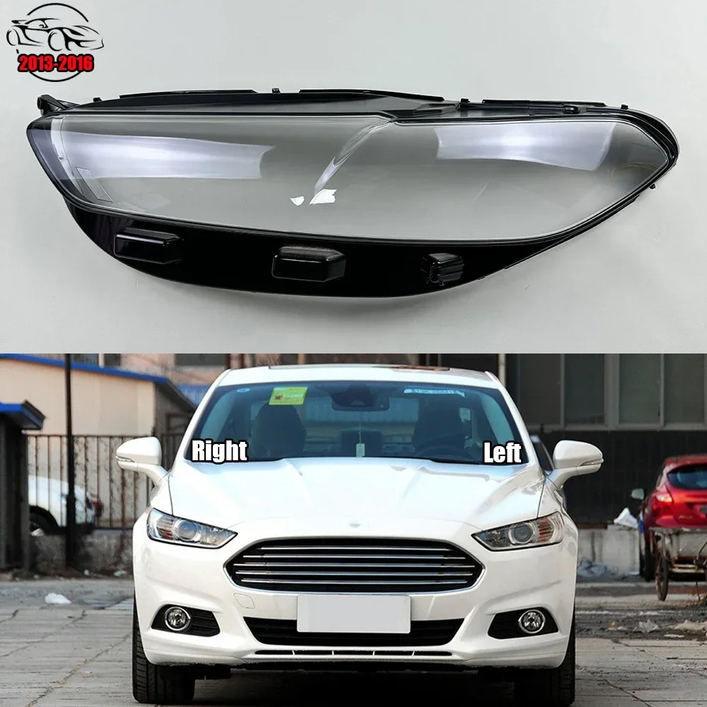 

Для Ford Mondeo 2013-2016 крышка фары прозрачный корпус фары абажур линзы заменить оригинальный абажур из плексигласа