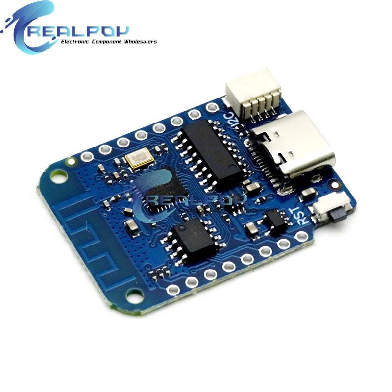 WEMOS D1 Mini V4.0.0 TYPE-C USB WIFI لوحة إنترنت الأشياء ESP8266 4MB MicroPython Nodemcu Arduino متوافقة #3