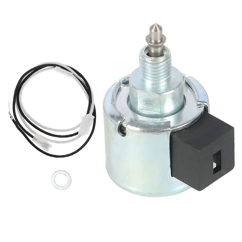 846639 694393 Fuel Solenoid Valve with Wire & O Ring Lawn Mower Carburetor  Engine Fuel Cut Off Solenoid Replacement Parts