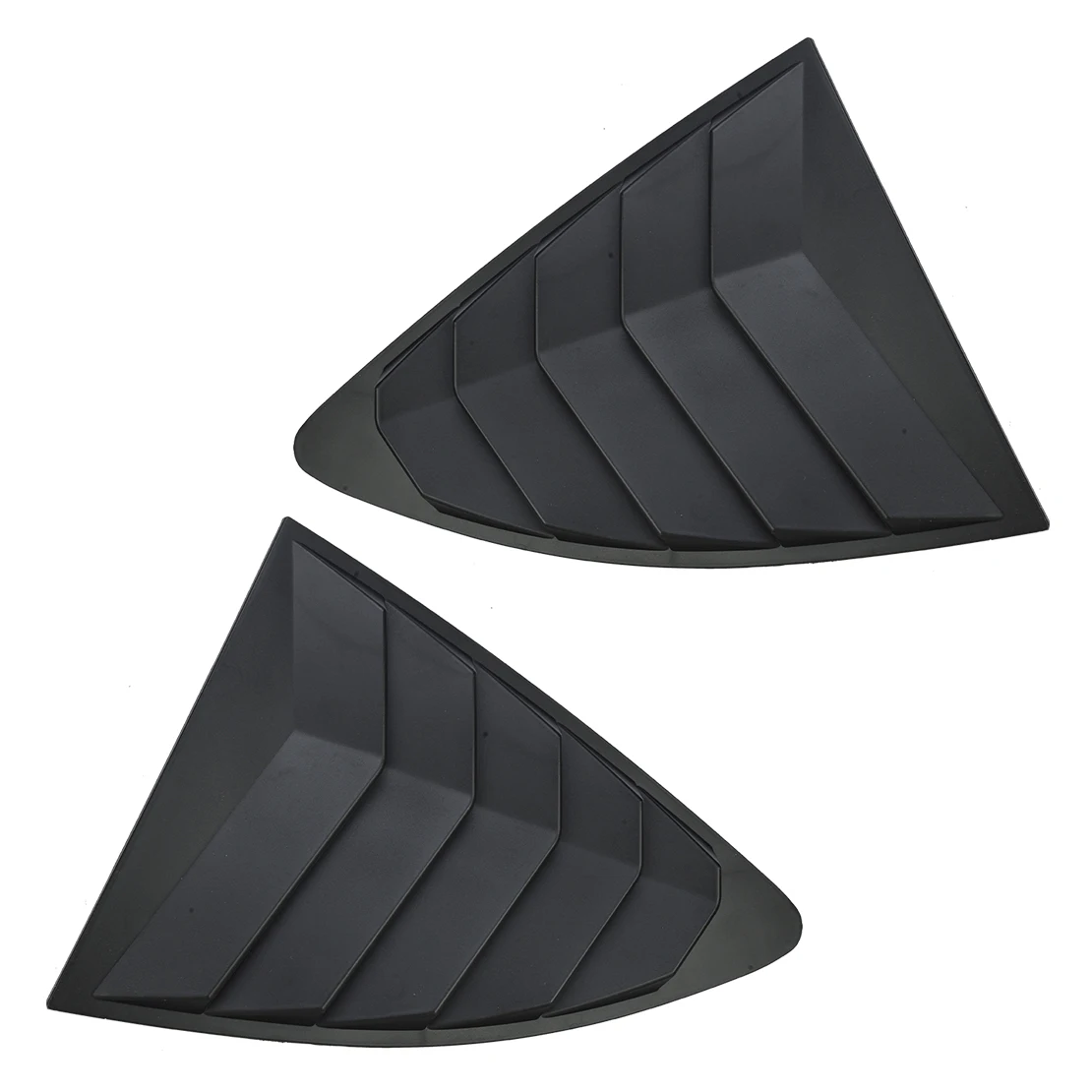 1 Pair Matte Black Rear Side Window Louver Vent Cover Trim Fit for Toyota 86 Subaru BRZ 2012 2013 2014 2015 2016-2020 ABS Plasic