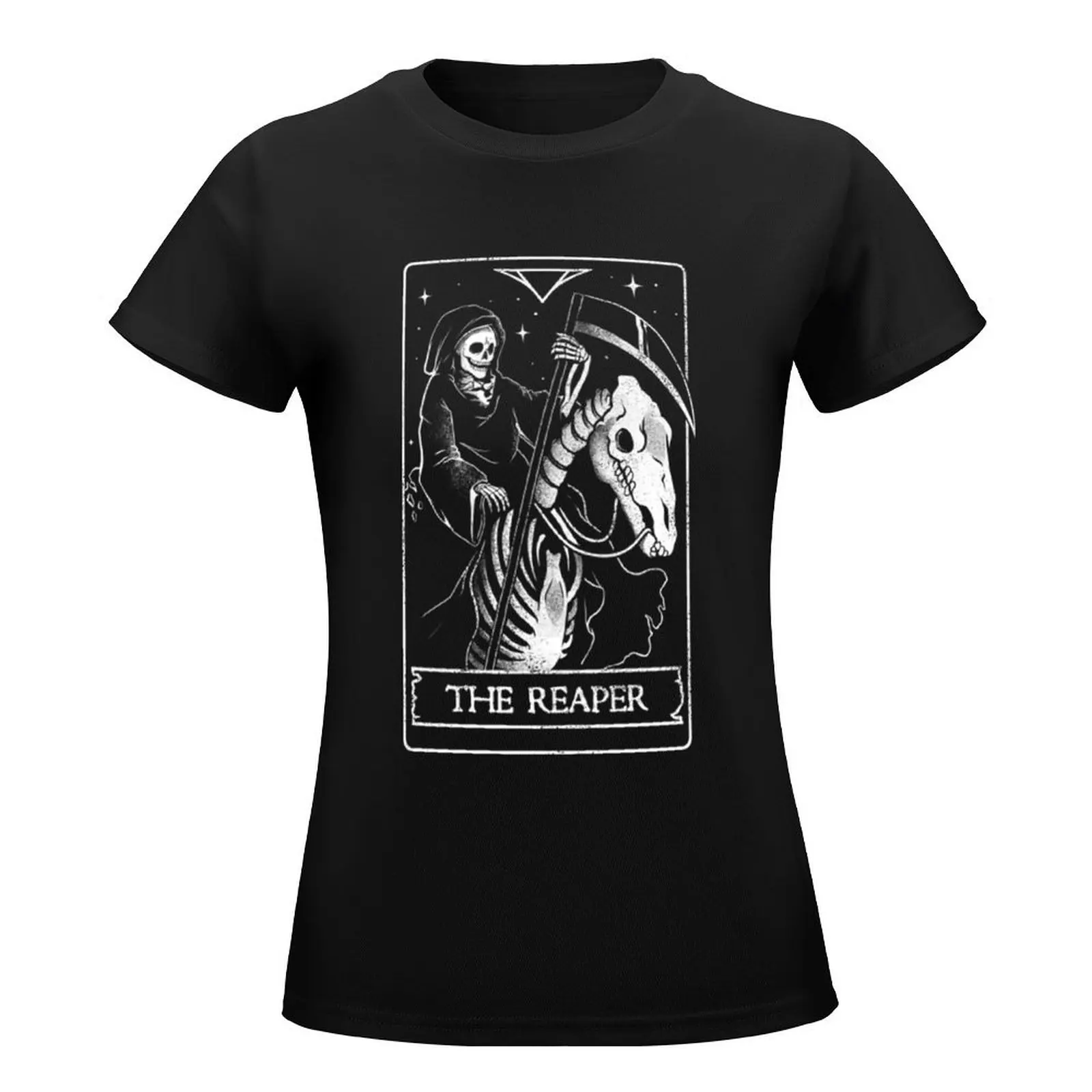 The Reaper - Death Evil Skull T-Shirt Blouse plus sizes Top Women