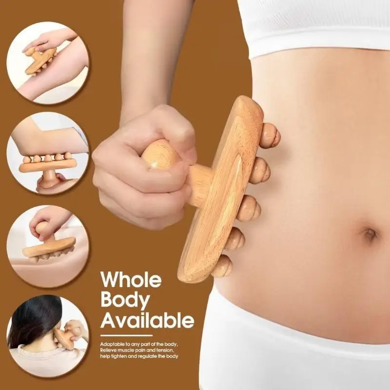 

Wood Therapy Fascia Release Massage Tools Wooden Massage Brush Gua Sha Body Sculpting Tool Smooth The Meridians And Massage