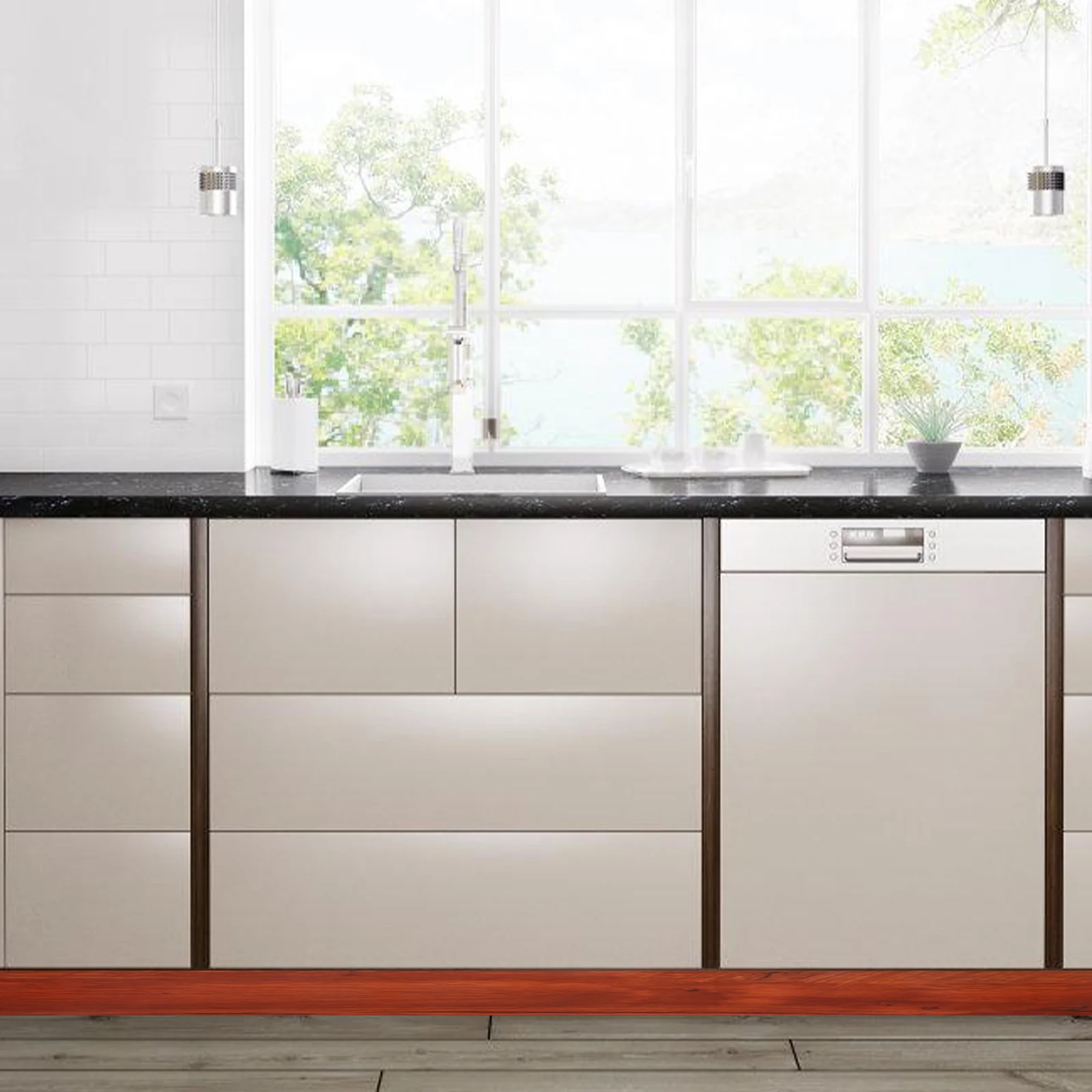 

1 Roll Wood Grain Tape Peel Stick Repair Roll For Furniture Floor Cabinet Door Window Waterproof Decorative Wall Paper Border