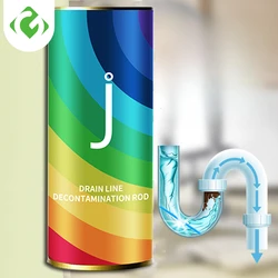 14pcs/Bottl Sewer Rod Drain Cleaner Sticks Kitchen Toilet Bathtub Sewage Decontamination To Deodorant Sewer Stop Clogs tools