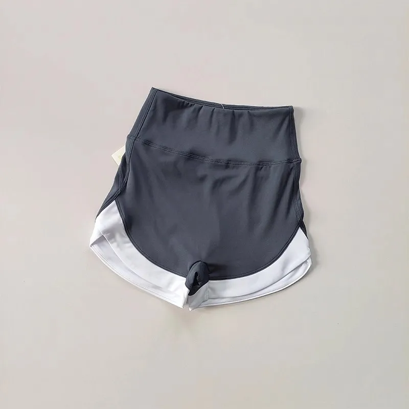 Hochgeschnittene Yoga-Shorts für Damen, Fitness, Push-Up, Po-Formend, Gym, Sport, Radfahren, Laufen, Leggings für Frauen – Detail 21