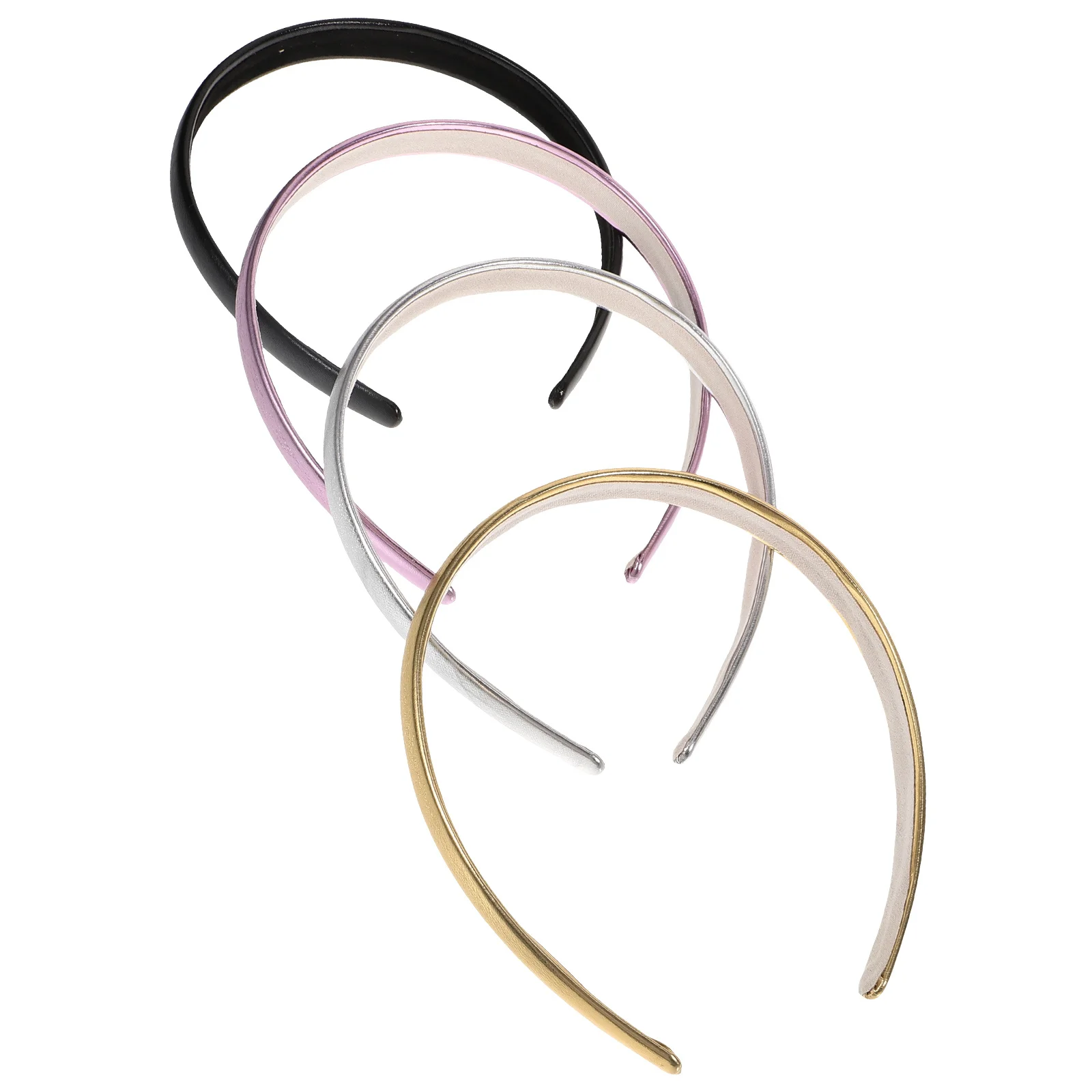 

4 шт. женские повязки на голову имитация моды простые легкие модные аксессуары для волос для женщин-подростков повседневного использования