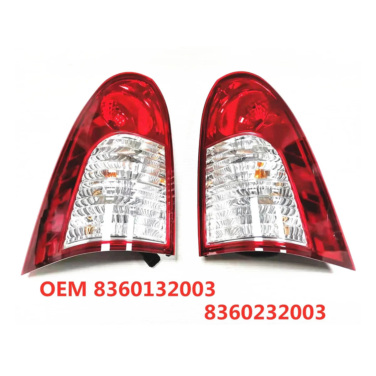 1Pair Car Rear Tail Light Assembly 83601-32003 8360232003 For Ssangyong Actyon Sports 2006-2011 Brake Stop Parking Lamp