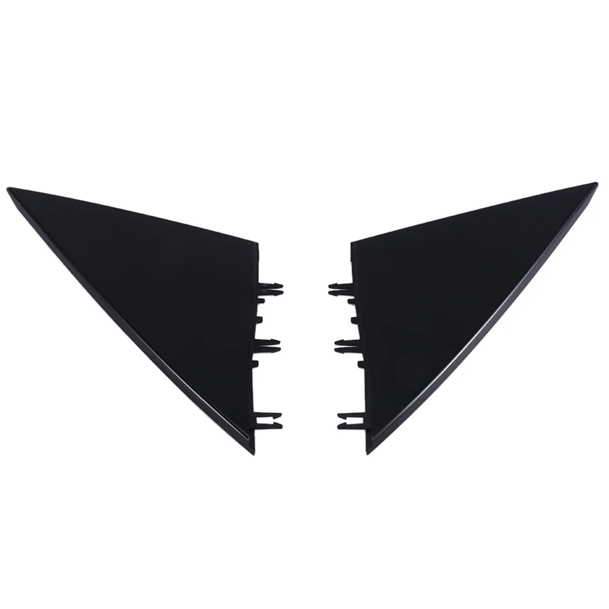 Car Exterior Mirror Triangle Trim Panel Trim Panel Black Paint Trim Panel for Model