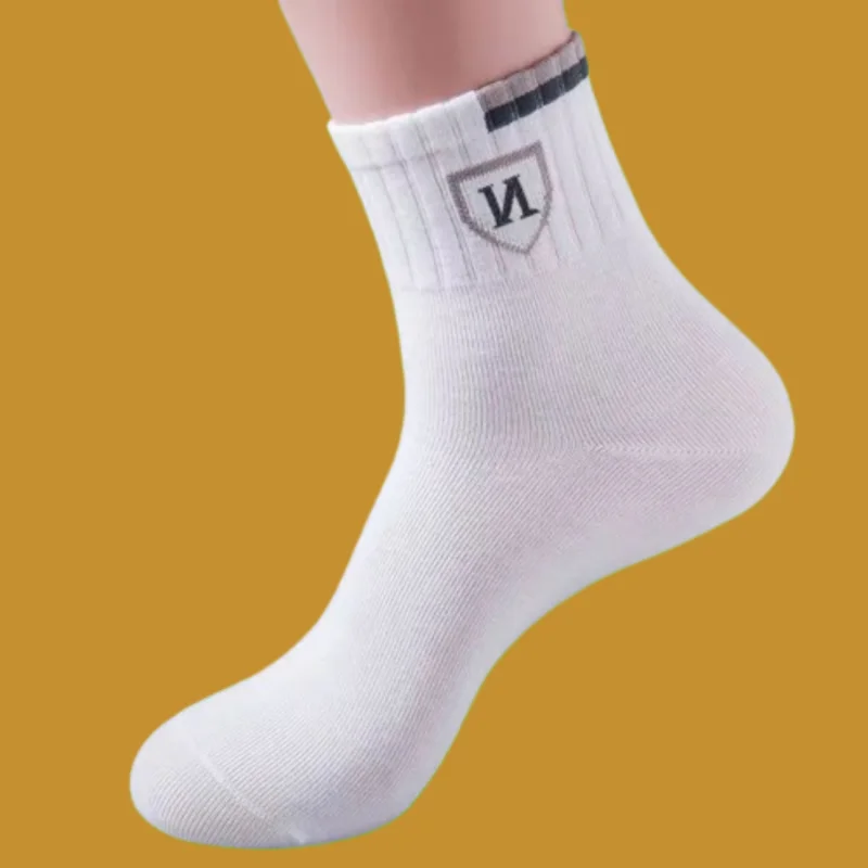 10/20 Pairs Classic Business Simple Casual Sports Men's Mid-Tube Socks Breathable Classic Men Socks Summer Men's Mid-Tube Socks